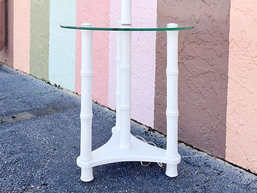 Faux Bamboo Table Lamp