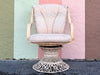 Marbled Pink Webspun Outdoor Dining Table