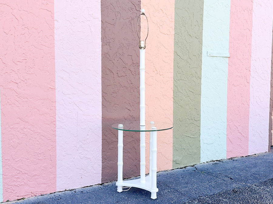 Faux Bamboo Table Lamp
