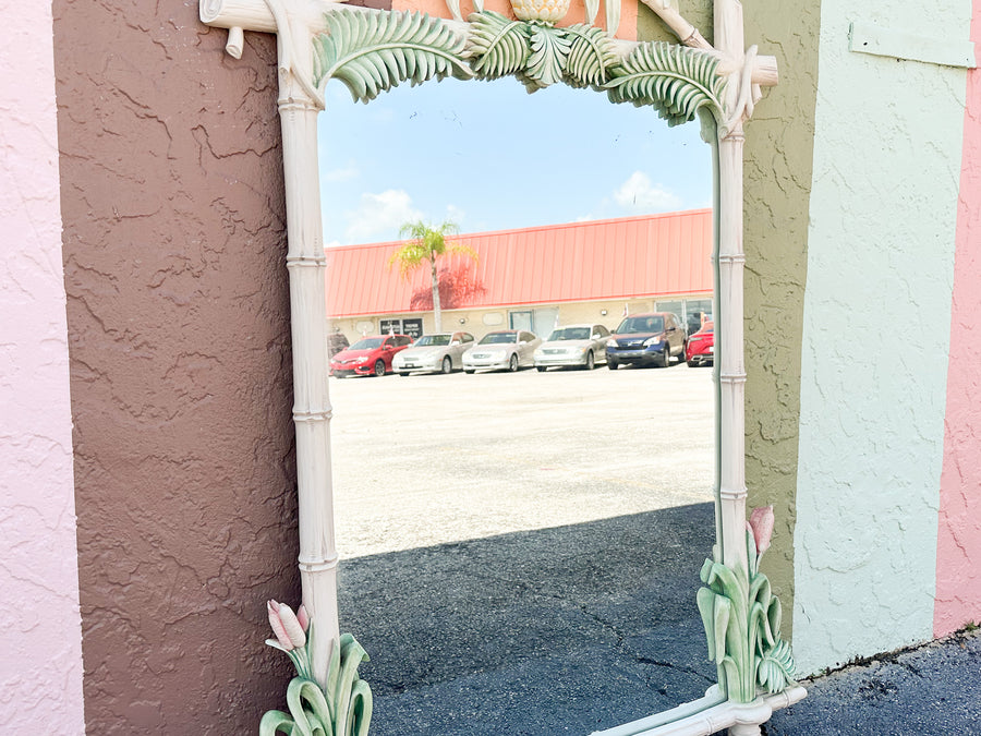 Regency Style Pineapple Gampel Stoll Mirror