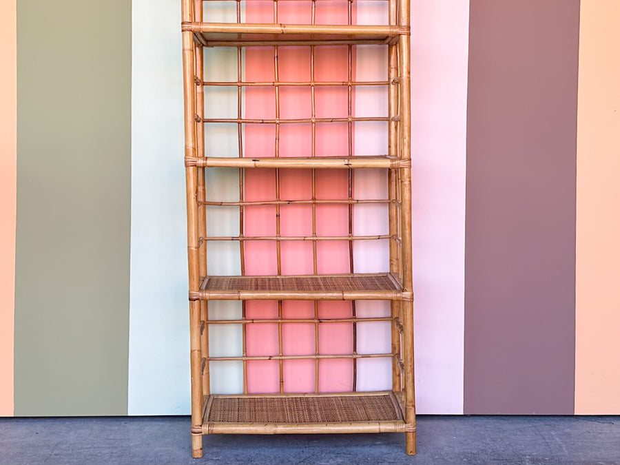 Petite Rattan Etagere