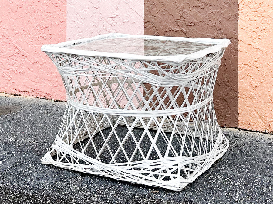Webspun Outdoor Square Side Table