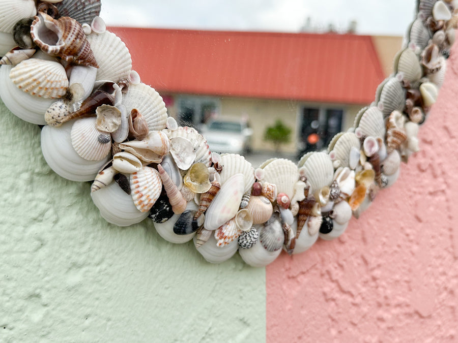 Old Florida Shell Mirror