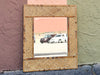 Petite Island Style Woven Bamboo Mirror