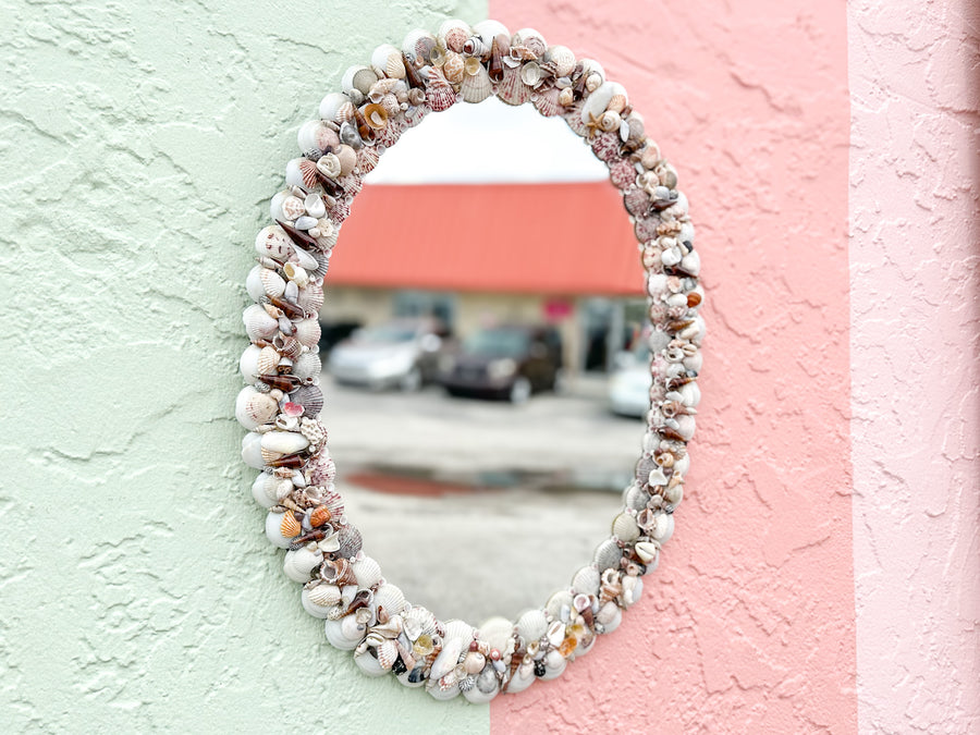 Old Florida Shell Mirror