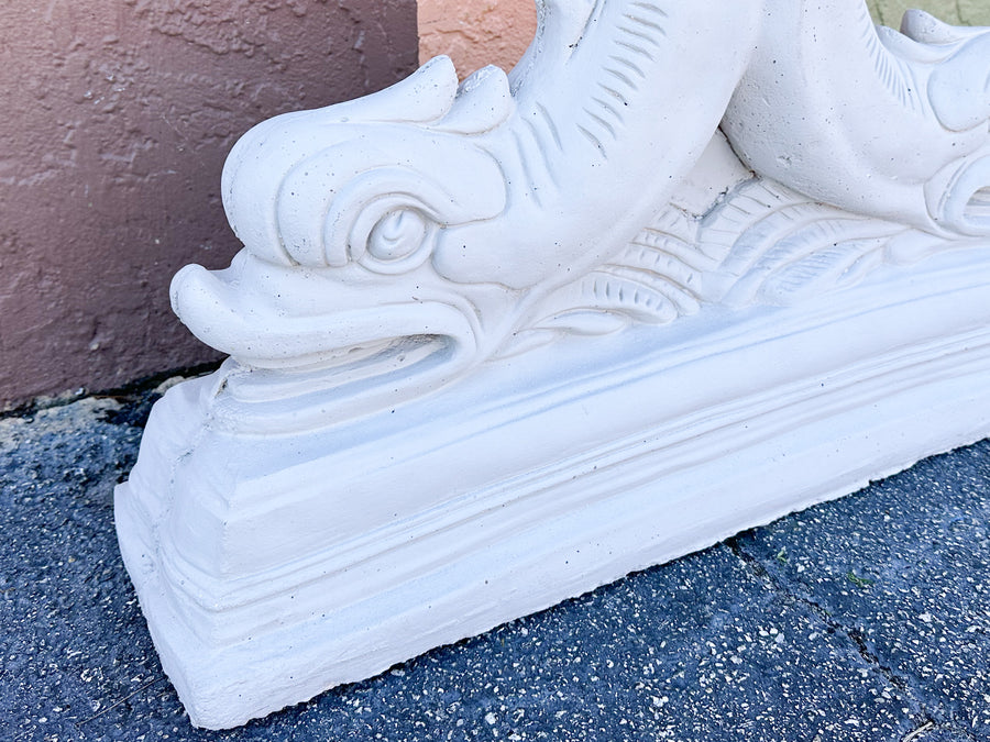 Concrete Koi Fish Console