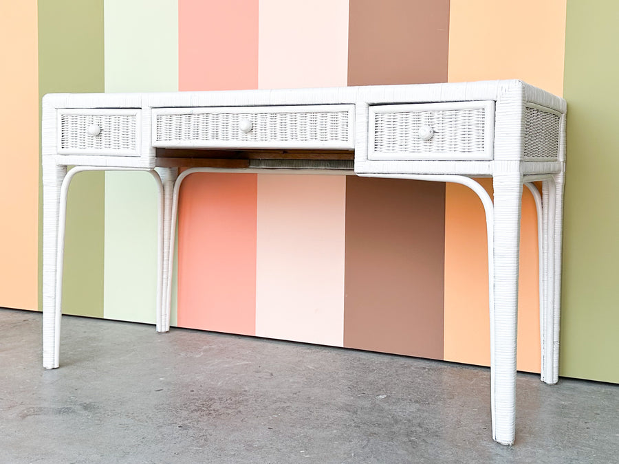 Sweet Wicker Chic Desk