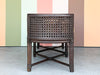 Handsome Ficks Reed Cane and Rattan Bench