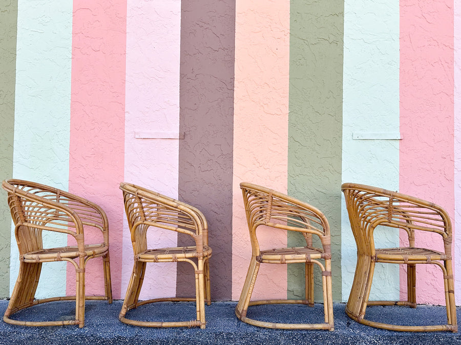 Old Florida Rattan Dining Set