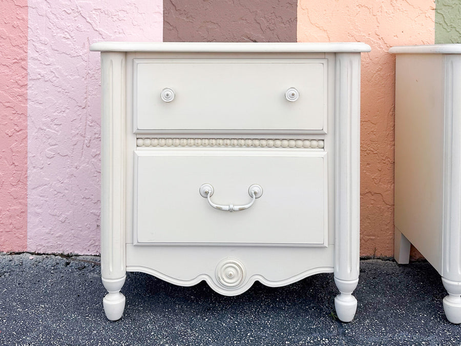 Pair of Dorothy Draper Style Nightstands