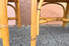 Set of Six Old Florida Rattan Dining Chairs