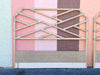 Pair of Bielecky Brothers Chippendale Rattan Full Headboards