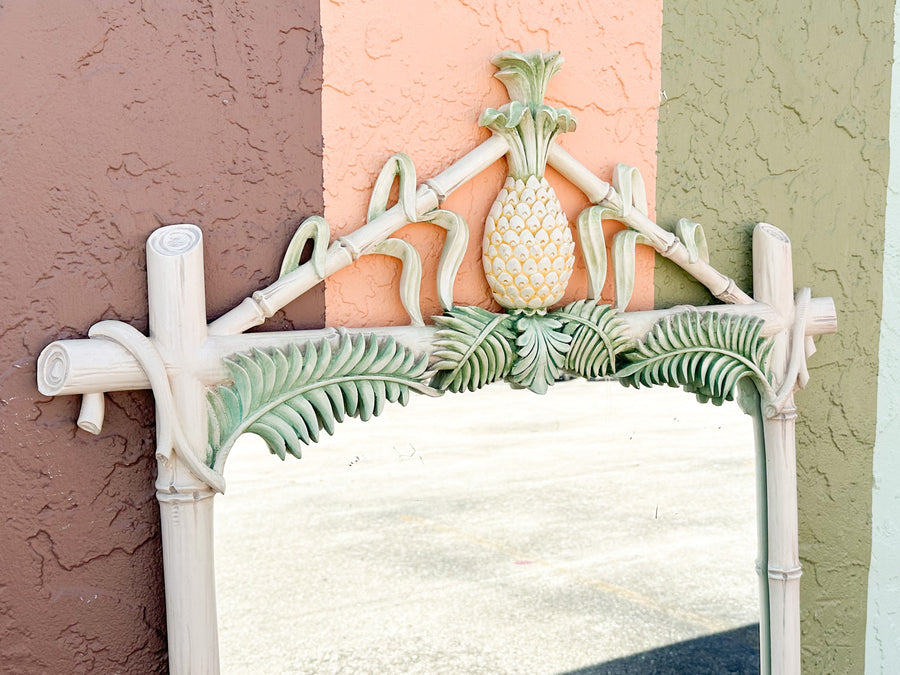 Regency Style Pineapple Gampel Stoll Mirror