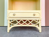 Yellow Ficks Reed Rattan Nightstand