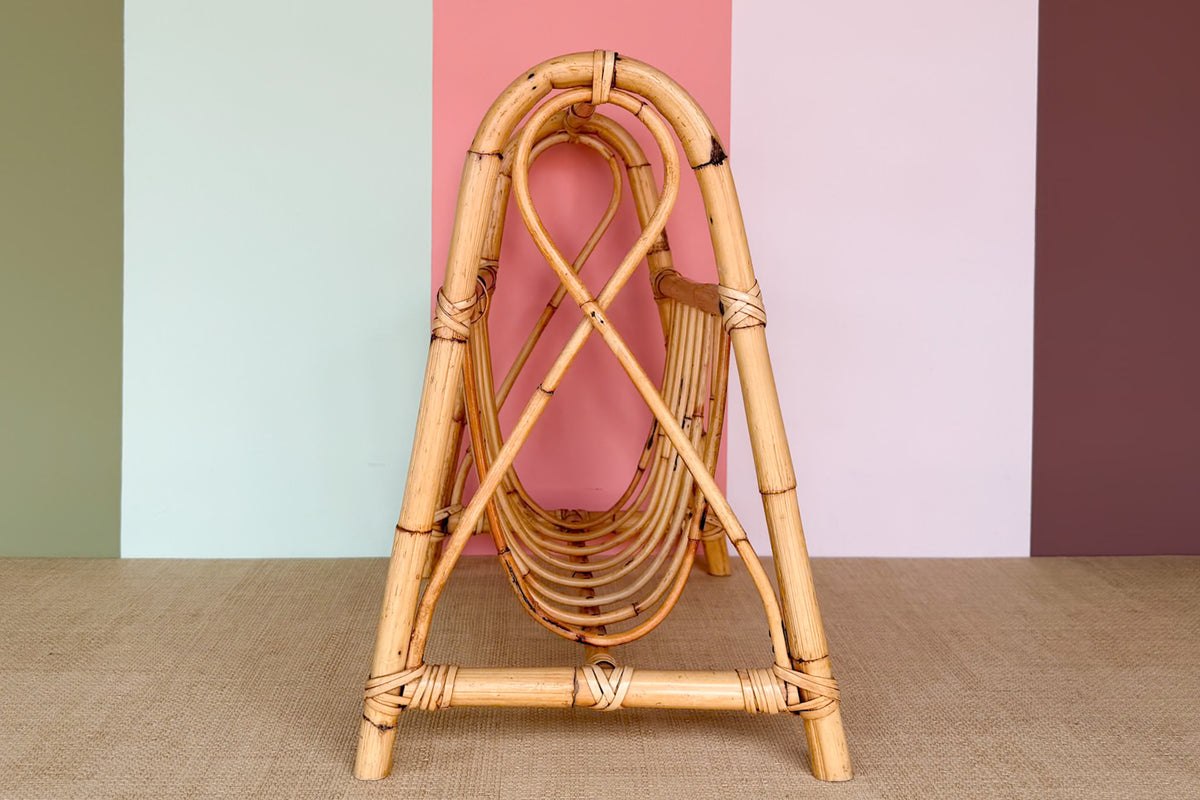 Rattan Magazine Rack