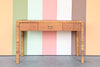 Coastal Chic Woven Rattan Desk
