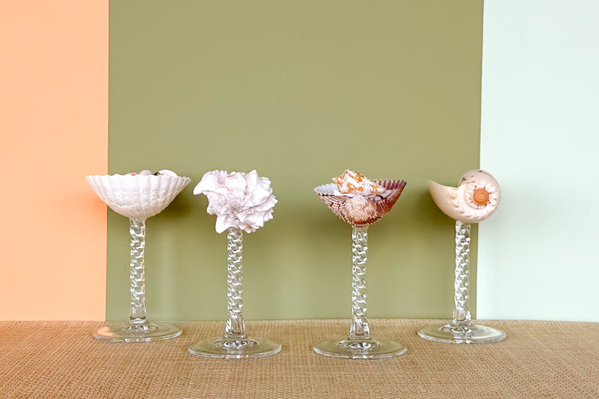 Set of Four Shell Coupes
