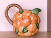 Fitz and Floyd Orange Pitcher