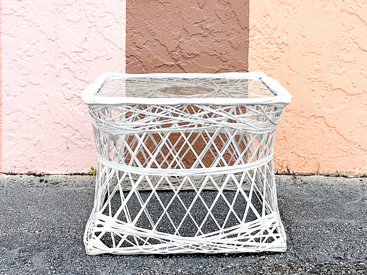 Webspun Outdoor Square Side Table