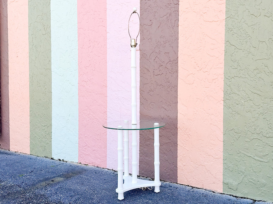 Faux Bamboo Table Lamp