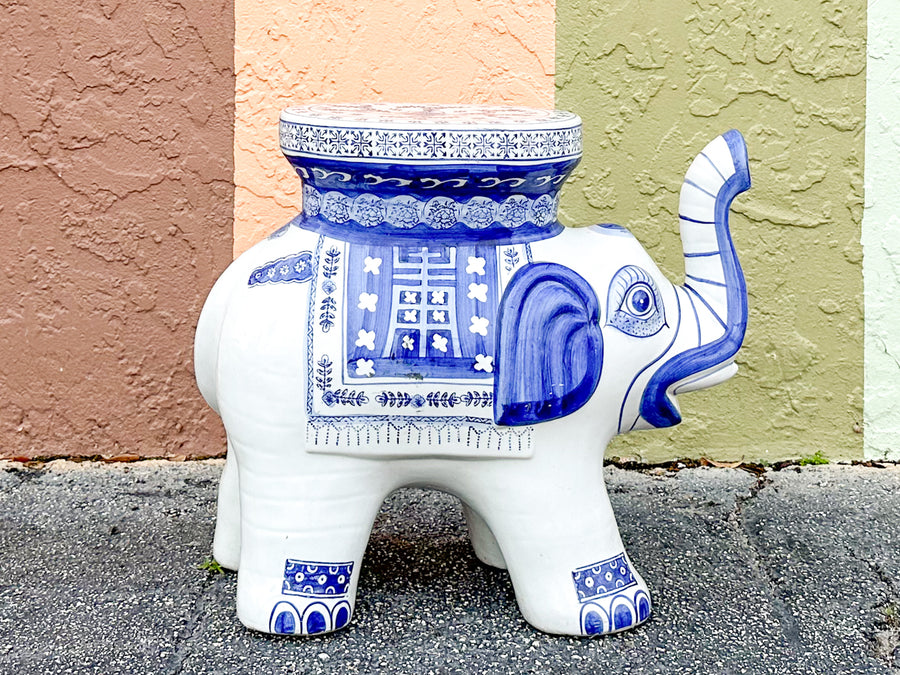 Kips Bay Show House Sweet Elephant Garden Seat