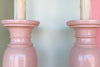 Pair of Pretty Pink Lamps