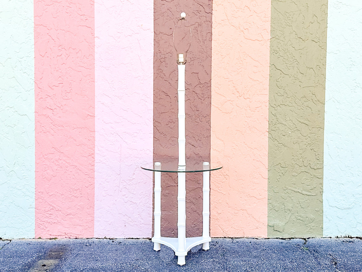 Faux Bamboo Table Lamp