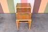 Trio of Rattan Nesting Tables