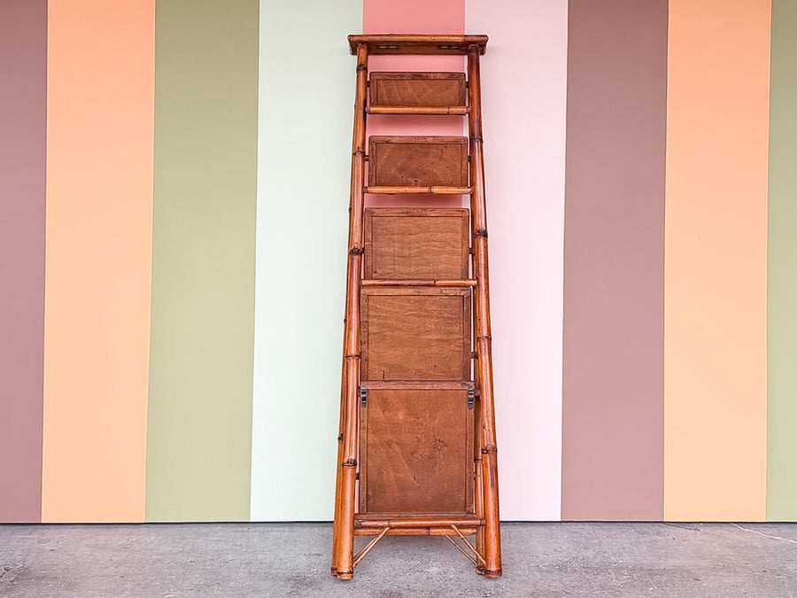 Bamboo Folding Etagere