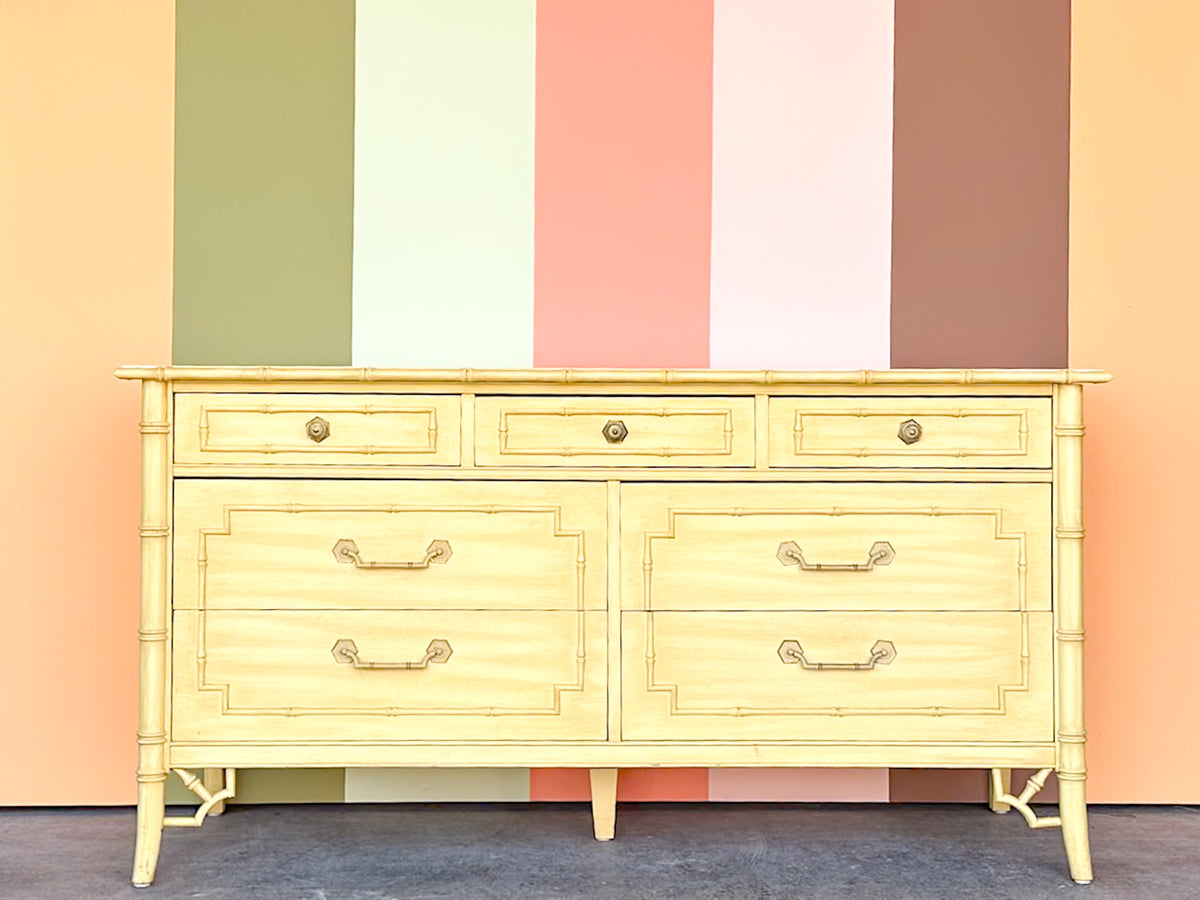 Thomasville Faux Bamboo Dresser