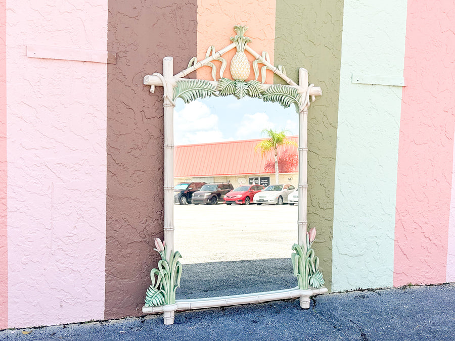 Regency Style Pineapple Gampel Stoll Mirror