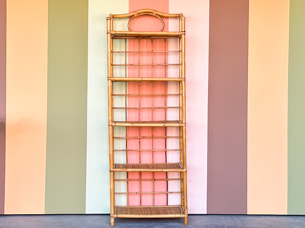 Petite Rattan Etagere