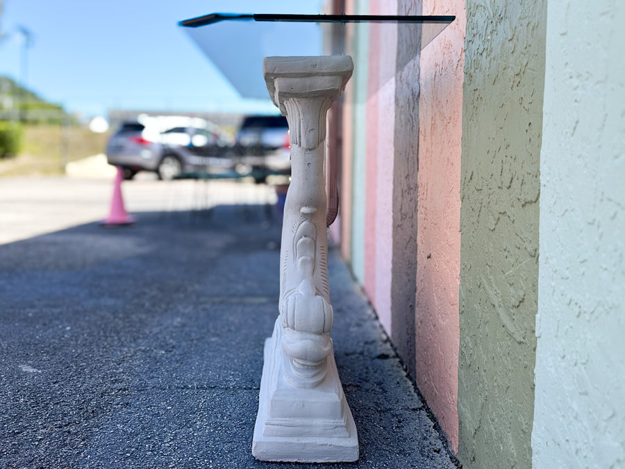 Concrete Koi Fish Console
