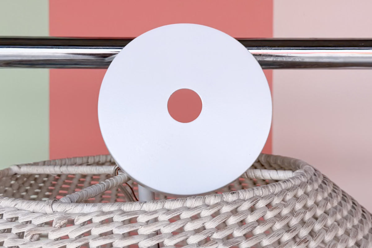 Modern Painted Rattan Pendant