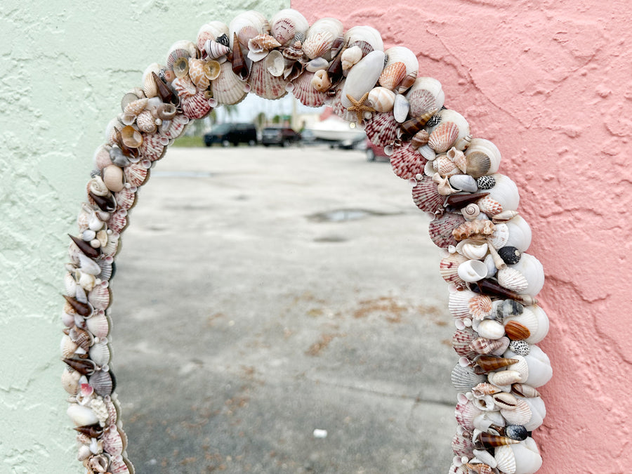 Old Florida Shell Mirror
