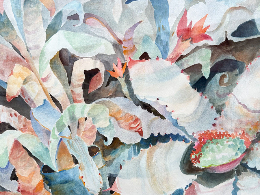Tropical Flower Watercolor Original Art