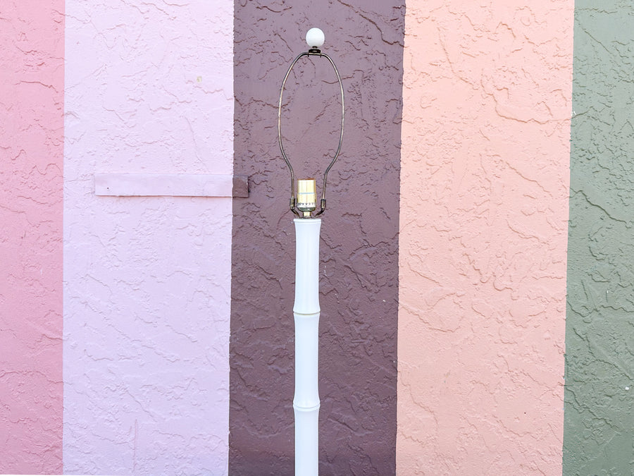 Faux Bamboo Table Lamp