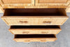 Island Style Rattan Wrapped Cabinet