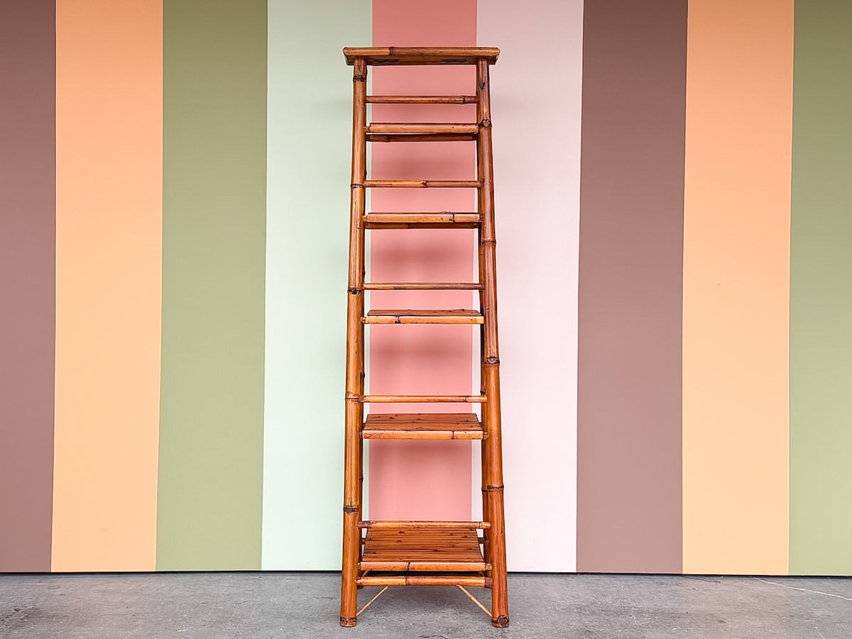 Bamboo Folding Etagere