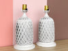 Pair of Petite Webspun Lamps