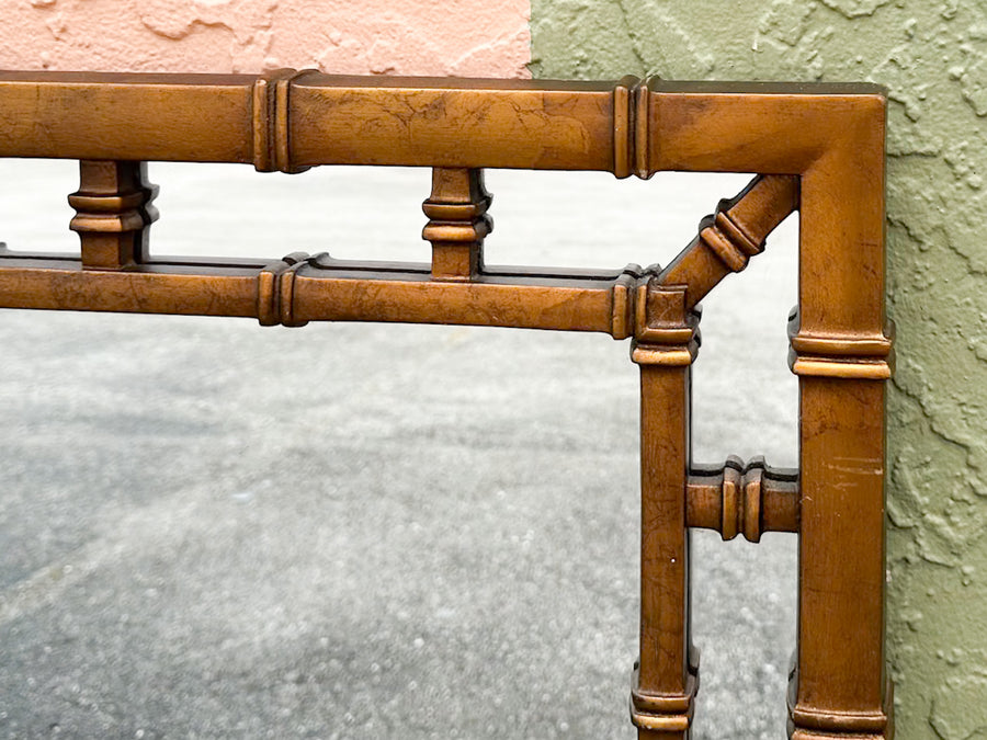 Rectangle Faux Bamboo Mirror