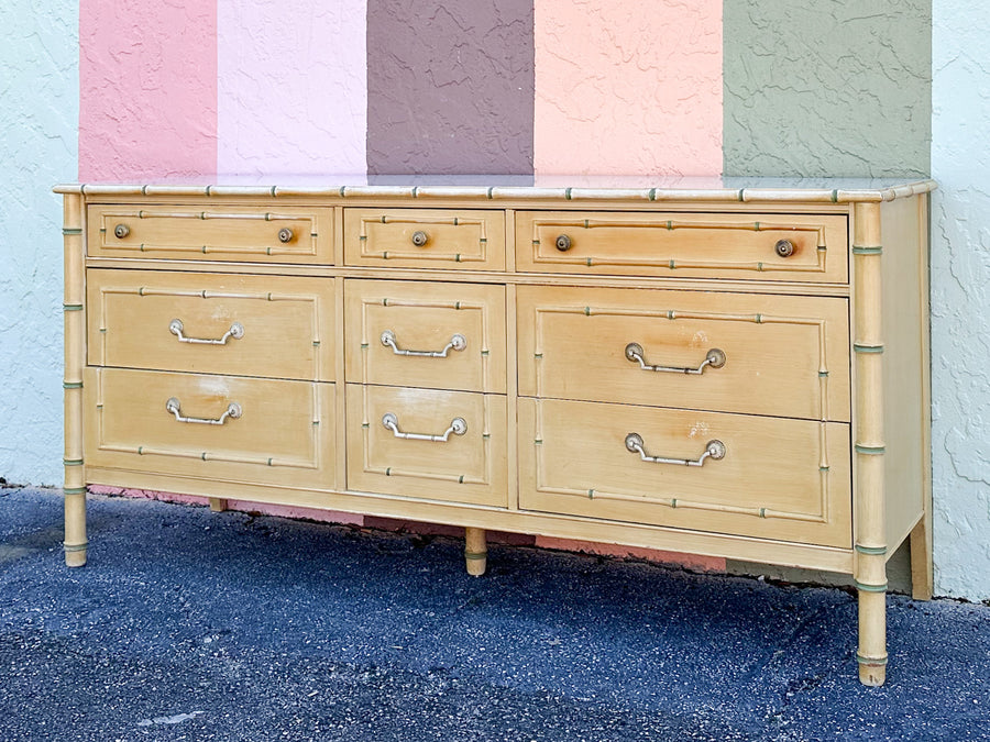 Thomasville Faux Bamboo Dresser