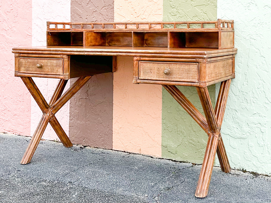 West Indies Style Rattan Desk