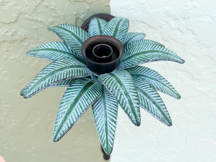 Pair of Palm Tree Wall Sconces
