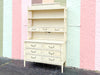 Faux Bamboo Henry Link Dresser and Hutch