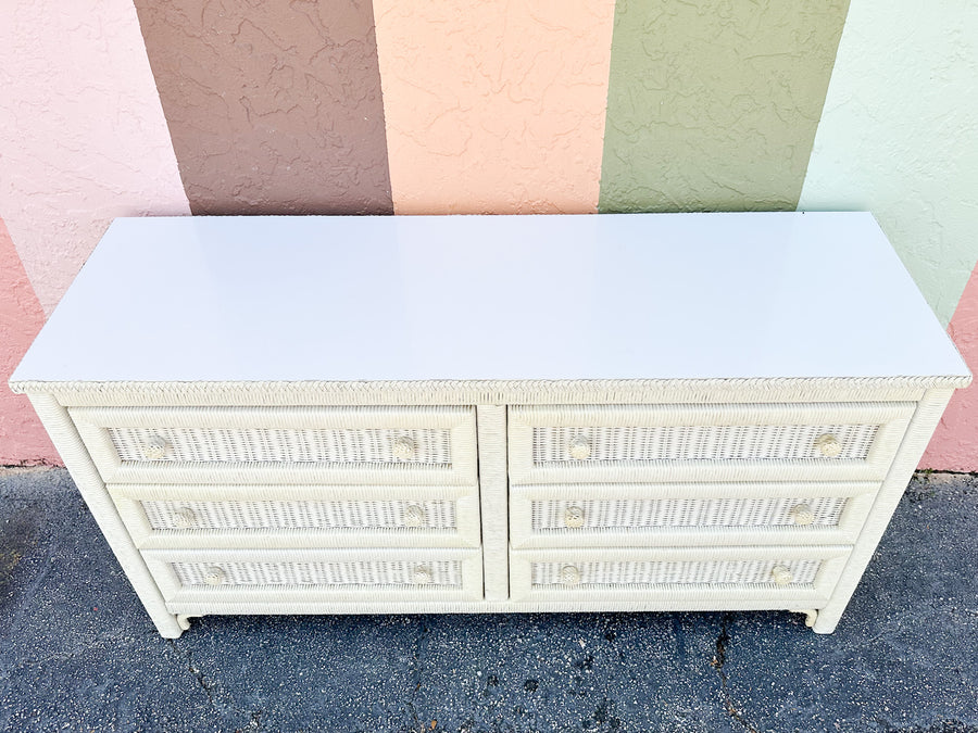 Henry Link Wicker Dresser