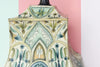 Large Hand Painted Metal Lamp