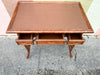 Petite West Indies Style Rattan Writing Desk