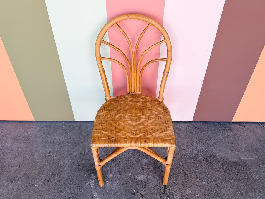 Cute Island Style Rattan Desk Chair