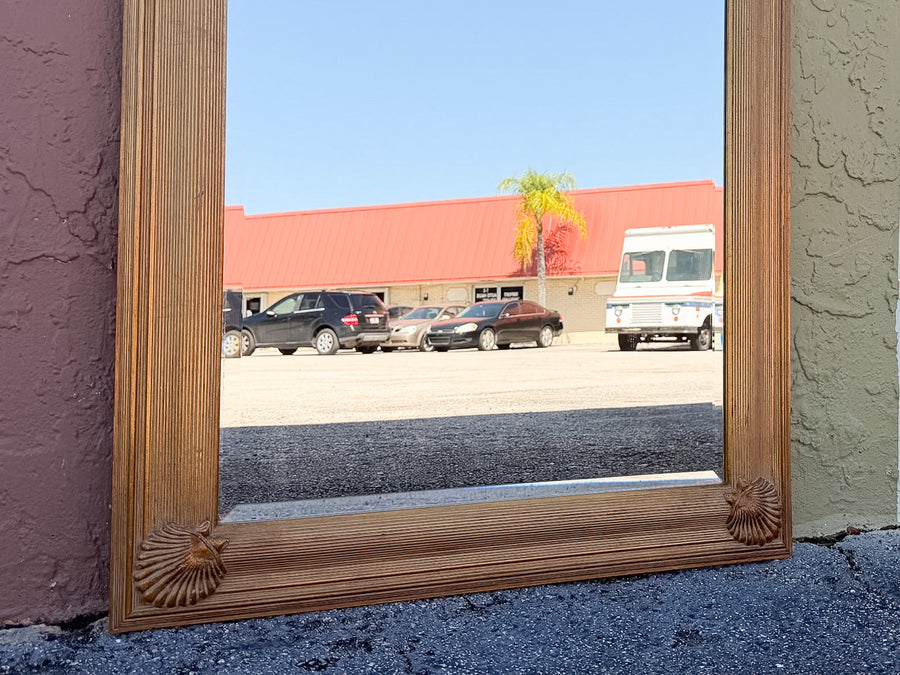 Four Corner Shell Motif Mirror